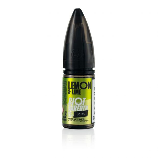 Riot Lemon Lime Bar EDTN 10ml Nic Salt E-Liquid